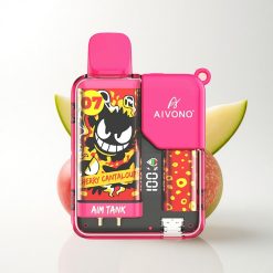 Aivono Aim Tank 9500 Puffs Cherry Cantaloupe 650mAh 5% Nicotine