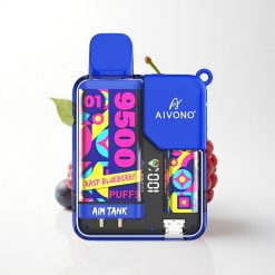 Aivono Aim Tank 9500 Puffs Rasp Blueberry 650mAh 5% Nicotine