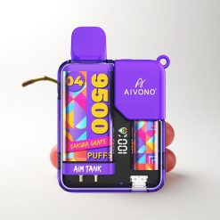 Aivono Aim Tank 9500 Puffs Sakura Grape 650mAh 18ml