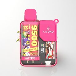 Aivono Aim Tank 9500 Puffs Strawberry Ice 650mAh 18ml 5% Nicotine