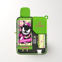 Aivono Aim Tank 9500 Puffs Strawberry Liwi 650mAh 18ml 5% Nicotine