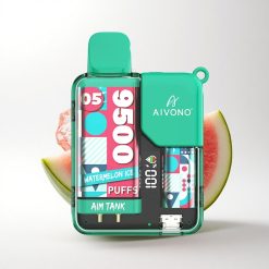 Aivono Aim Tank 9500 Puffs Watermelon Ice 650mAh 18ml 5% Nicotine