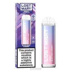 Blue Razz Cherry Lost Mary Uk Flavours - LOST MARY QM600 Disposable Vape THZJ156