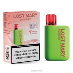 Double Apple Lost Mary Vape UK - LOST MARY DM600 X2 Disposable Vape THZJ191
