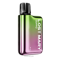 Green Pink + Watermelon Lost Mary UK - LOST MARY Tappo Prefilled Pod Kit - Prefilled Pod THZJ175