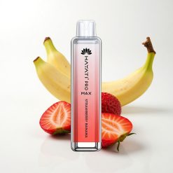 Hayati Pro Max 4000 Puffs Strawberry Banana 1400mAh Dual Mesh 2ml