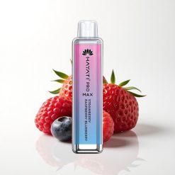Hayati Pro Max 4000 Puffs Strawberry Raspberry Blueberry Dual Coil 1400mAh Rechargeable