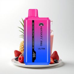 Hayati Pro Ultra 15000 Puffs Blue Razz Pineapple Strawberry Ice 850mAh 2% Nicotine
