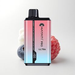 Hayati Pro Ultra 15000 Puffs Blueberry Cotton Candy Raspberry Cotton Candy 850mAh 2 12ml 2% Nicotine