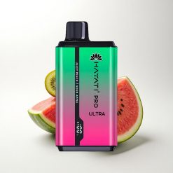 Hayati Pro Ultra 15000 Puffs Watermelon Kiwi Passionfruit 850mAh 2 12ml 2% Nicotine