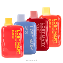 Mad Blue/Strawberry Pina Colada/Watermelon Lemon/Strawberry Mango Lost Mary UK - LOST MARY OS5000 Sampler THZJ45