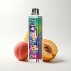 Uwin Crystal 10000 Puffs Peach Mango Pineapple RGB 650mAh 18ml
