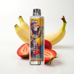 Uwin Crystal 10000 Puffs Strawberry Banana 18ml RGB 650mAh