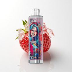 Uwin Crystal 10000 Puffs Strawberry Ice RGB 650mAh Rechargeable