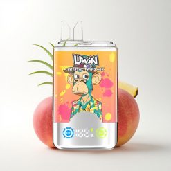 Uwin Crystal Twins 40000 Puffs Peach Mango Pineapple Dual Flavor 850mAh Red Bull