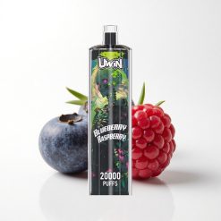 Uwin Shisha Hookah Crystal 20000 Puffs Blueberry Raspberry 0% Nicotine 650mAh Mesh Coil