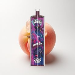 Uwin Shisha Hookah Crystal 20000 Puffs Peach Ice 22ml Mesh 650mAh Type-C