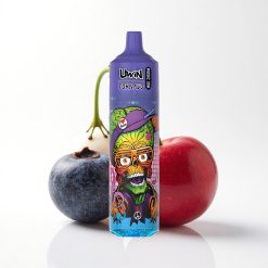 Uwin Tornado 35K Music Puffs Blueberry Cherry Cranberry Rechargeable 600mAh Mesh 1.0 Ohm