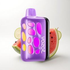 VOZOL RAVE 40000 Puffs Glowing Razz Rancher 1000mAh Beat-Synced