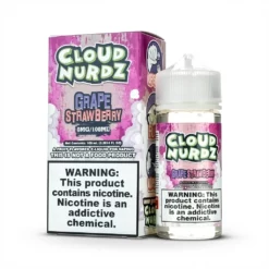 Cloud Nurdz E-Liquid 100mL Grape Strawberry 70VG