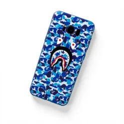 Samsung Galaxy S8+ 1 Blue Bape Camo Made in USA Easy Install & Remove